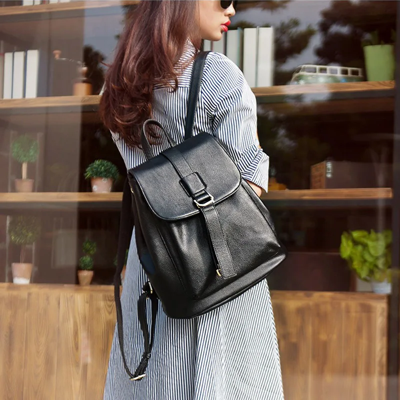 Рюкзак DOODOO Женский из искусственной кожи|fashion leather backpack|leather backpackleather fashion backpack |