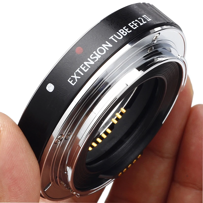 EF12 металлическое Крепление автофокус AF макро Удлинительное Кольцо для объектива