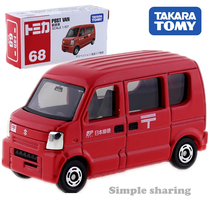 TAKARA Tomy TOMICA 68 модель SUZUKI Post VAN литый под давлением автомобиль популярная
