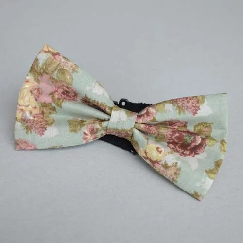 Винтажный Зеленый Пион мужской галстук-бабочка винтажный галстук цветочный бант