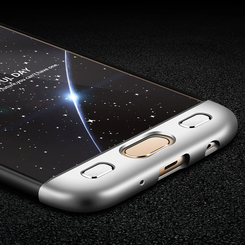 360 Полный Чехол разных цветов Роскошные защитный чехол для телефона samsung Galaxy J3 2017