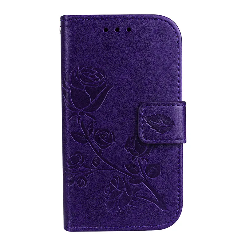 Purple J1 Mini Prime Чехол-портмоне из кожи с откидной Чехол для samsung galaxy j1 mini prime чехол Чехол-портмоне для карточек для samsung J1 Mini Prime - Цвет: Purple