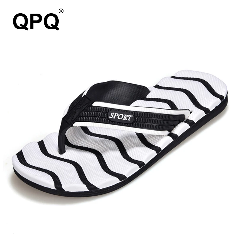 2017 Летние повседневные мужские тапочки модные Нескользящие сандалии большого