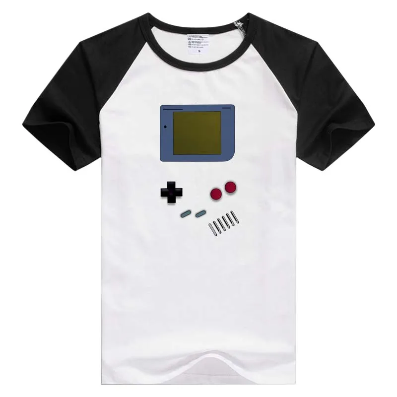 Фото Мужская футболка с коротким рукавом для Gameboy удобная классный топ принтом модные