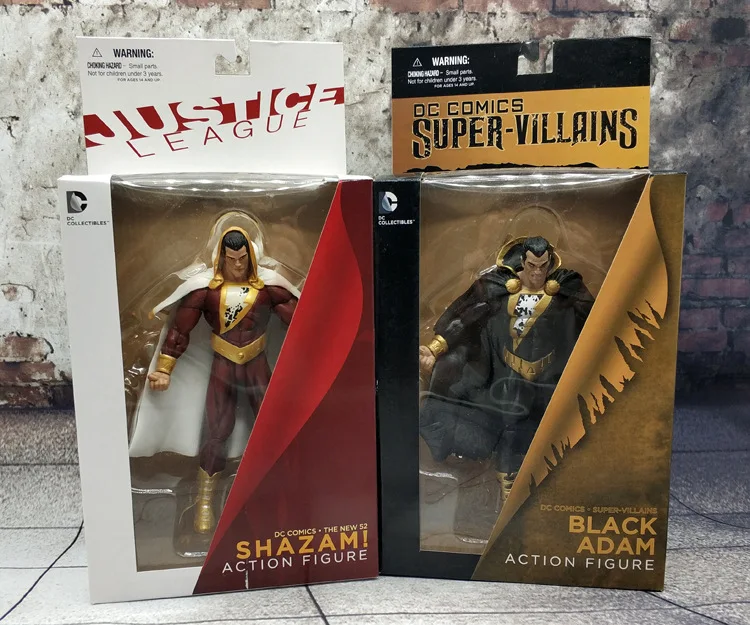 Экшн фигурки из фильма Лига Справедливости DC Shazam Black Adam Коллекционная модель