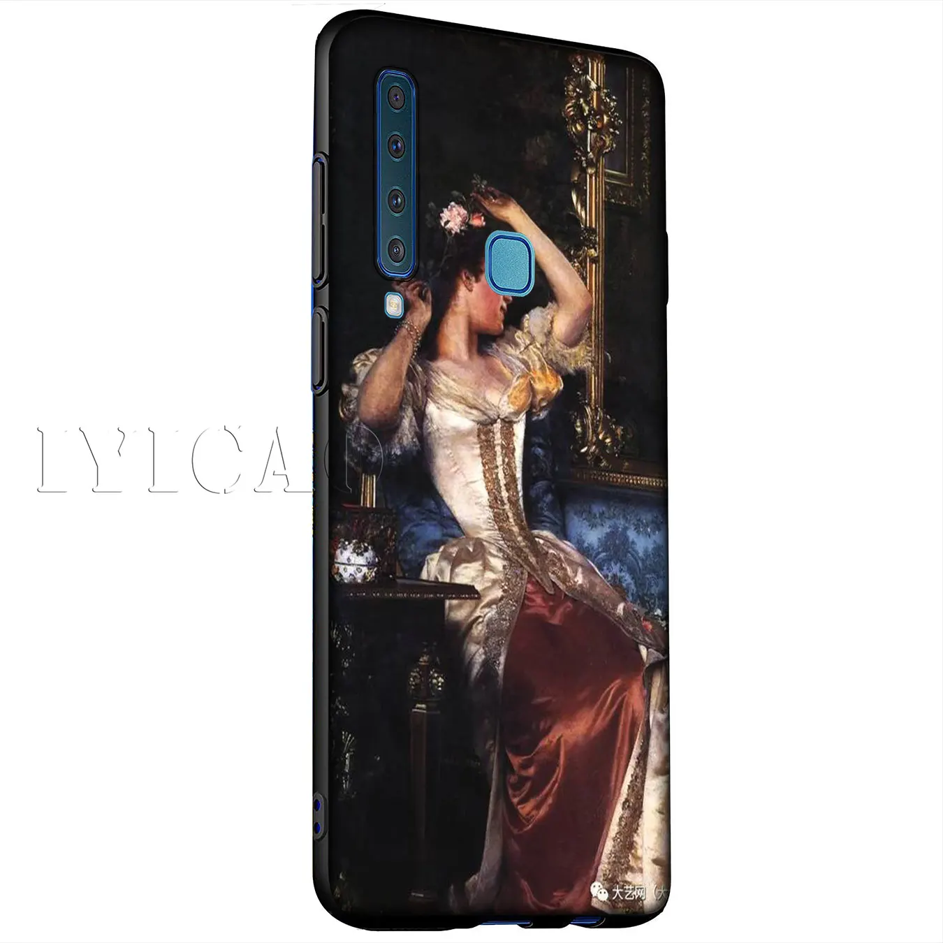 IYICAO Classic Art Silicone Soft Case for Samsung Galaxy A6 Plus A9 A8 A7 2018 A3 A5 2016 2017 Note 9 8 | Мобильные телефоны и
