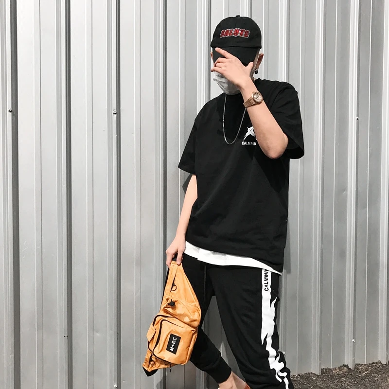 2018 модная летняя футболка хлопковая Футболка Swag s скейтборд золото серебро