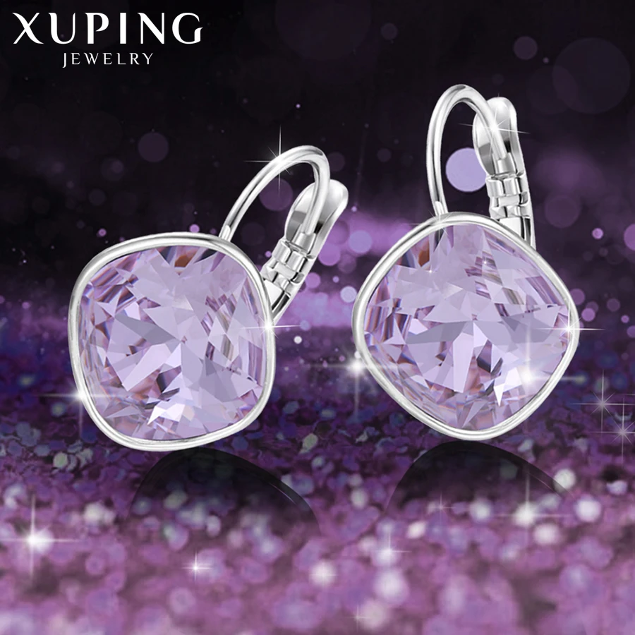 Xuping Роскошные серьги-кольца ювелирные изделия Кристаллы от Swarovski вечерние подарки темперамент для женщин девочек M73 \ M74 M75-20353