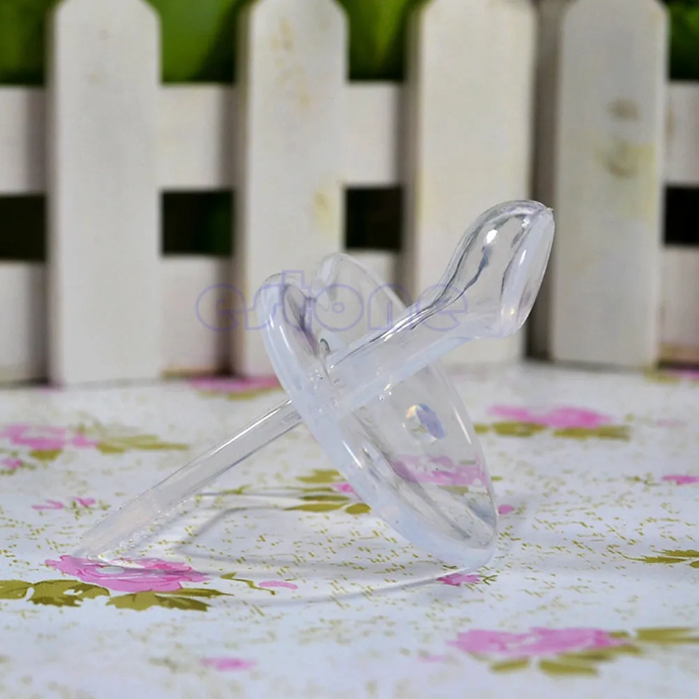 

Soother Nipple Flat Round Infant Child Feed Silicone Baby Pacifier Orthodontic
