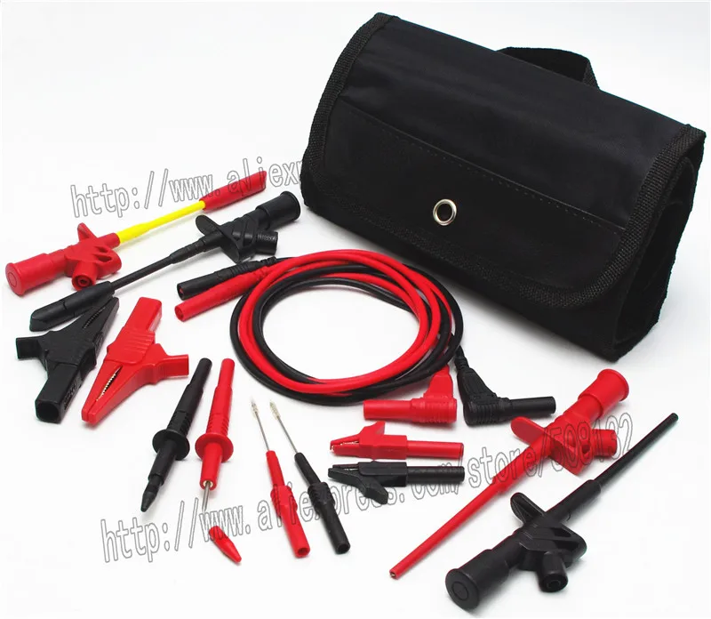 8 шт. автомобильный тестовый штекер типа банан + гибкие силиконовые штифты