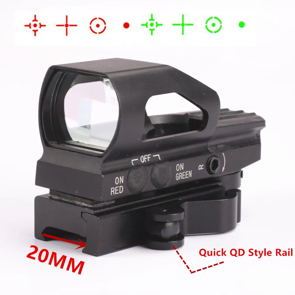 4 Сетка красный и зеленый освещенный точечный элемент рефлекторный лазерный