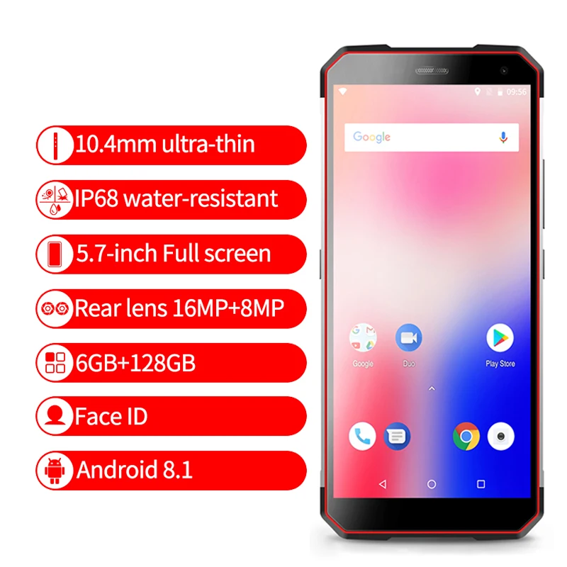 Ioutdoor X 5 7 &quot18:9 4G смартфон IP68 Водонепроницаемый прочный полный Экран мобильный