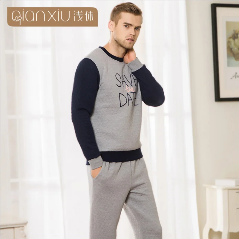 2019 Весенняя брендовая домашняя одежда для пар повседневные пижамные комплекты