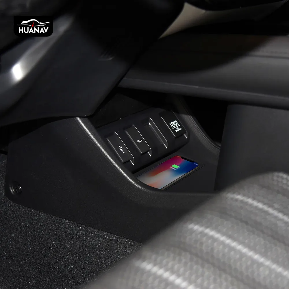 QI автомобильное беспроводное зарядное устройство для Honda XR-V HR-V 2017