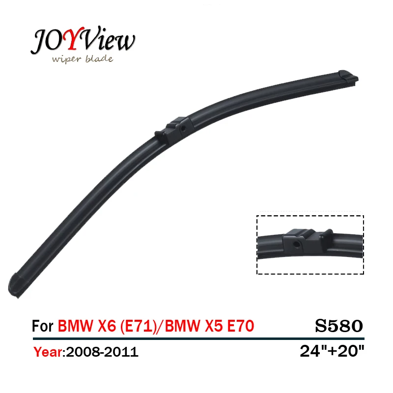 S580 24 &quot+ 20&quot Щетка стеклоочистителя подходит для 2007 2008 2009 2010 2011 BMW X6 E71 высокое