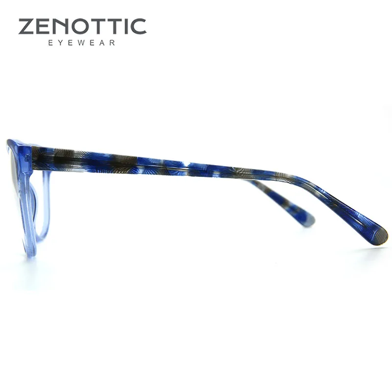 Зеноттическая ацетатная прозрачная оправа для очков по рецепту, женские оптические очки для близорукости, оправа для очков с дальнозоркостью, прозрачная оправа для очков
