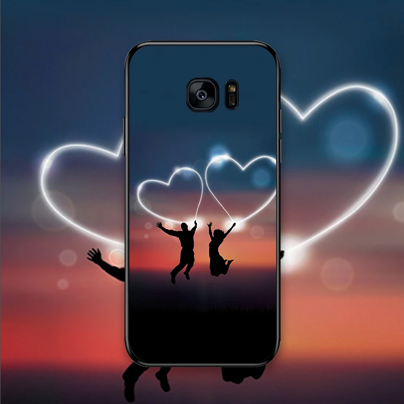 Мульти граф чехол для телефона samsung Galaxy S6 edge S7 Забавный милый силиконовый мягкий