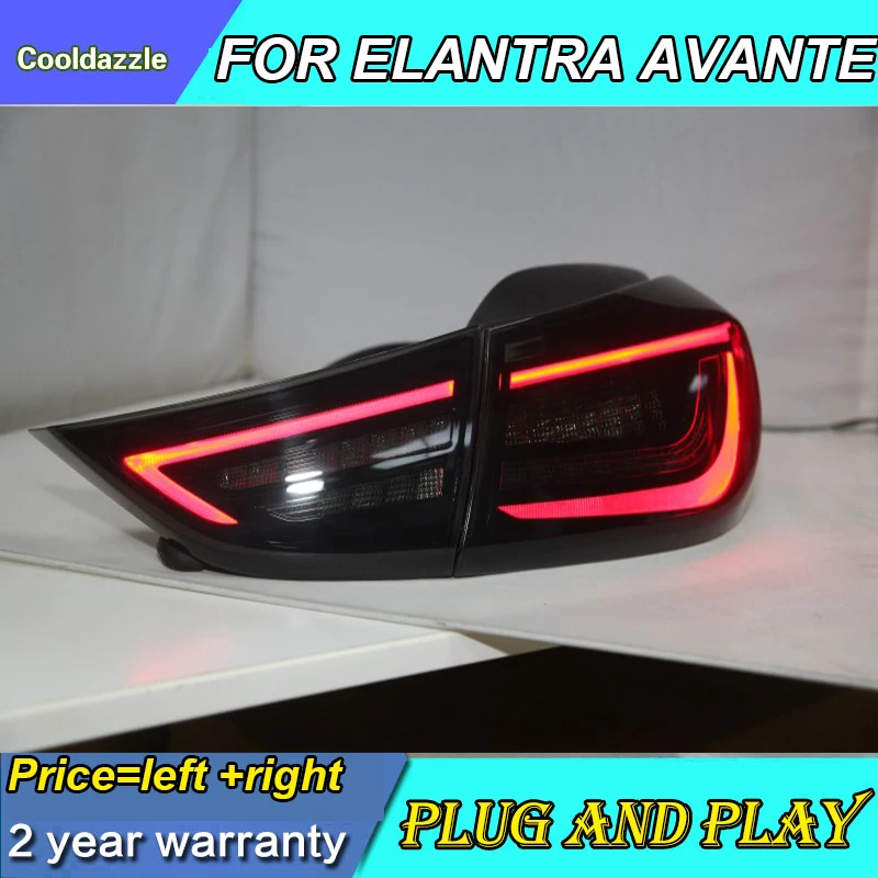 Светодиодный задний фонарь в сборе для Hyundai Avante i35 Elantra 2011 2012 2013 2014 2015|Фара авто сборе| |