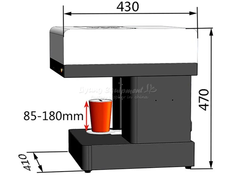 Роскошная упаковка LY cafemaker Кофе принтер milktea с 8 дюйм(ов) Tablet|printer|printer coffee |