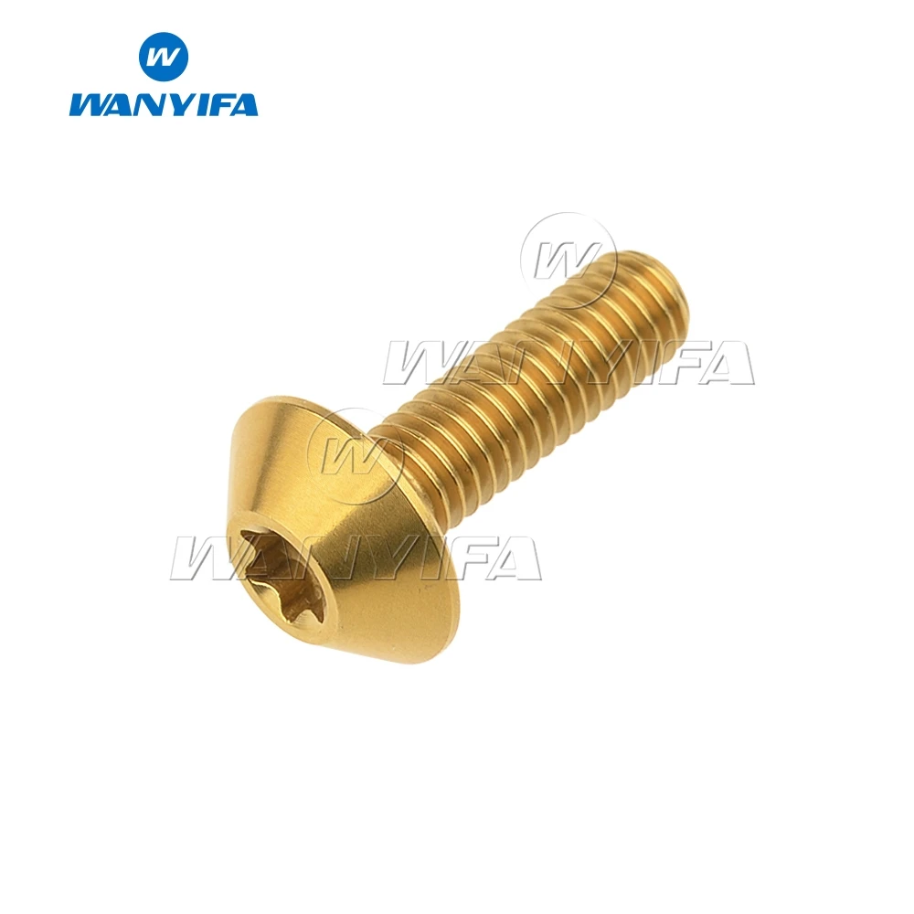 Титановый болт Wanyifa Ti M6x12 15 16 20 мм винты с винтовой звездообразной головкой для