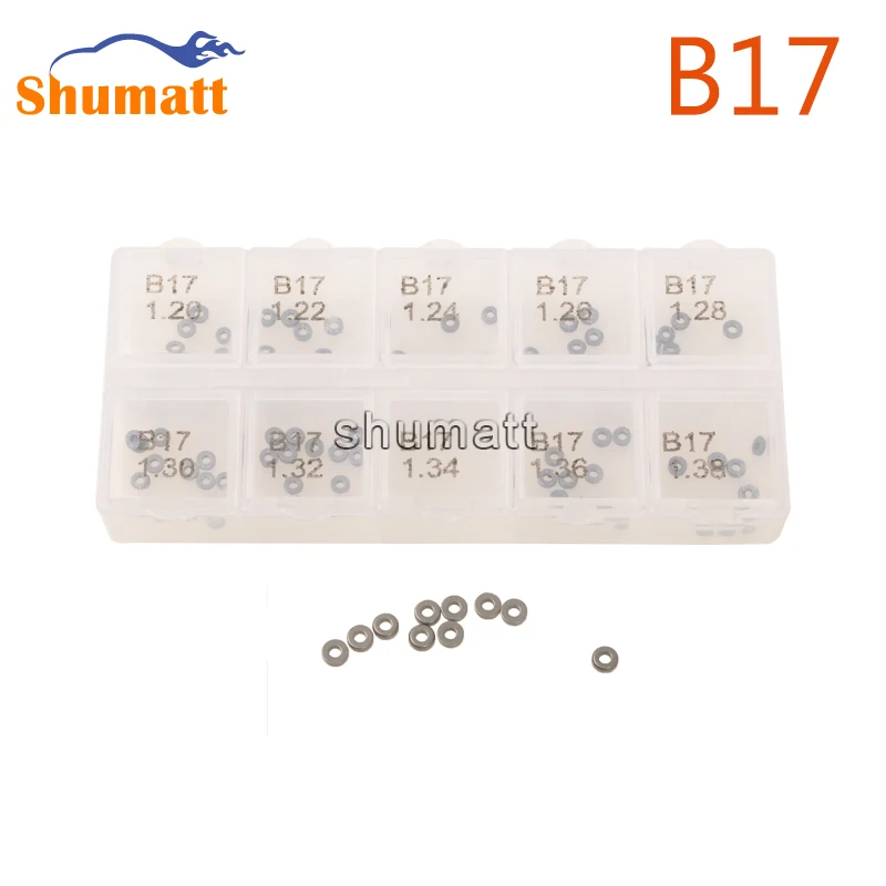 

SHUMAT 100 шт. Φ Shims B17 толщина размер 1,20-1,38 мм Точность: 0,020 мм