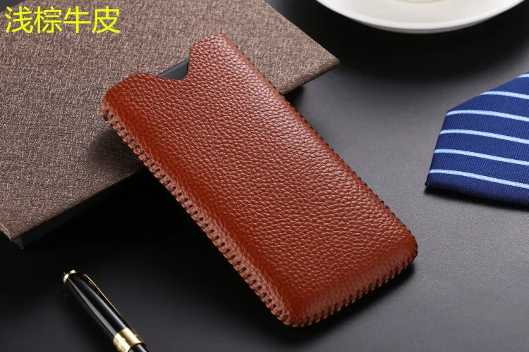 6 цветов Натуральная кожа Pull Sleeve Чехол для телефона для iPhone X XR XS MAX Натуральная воловья коровья кожа кошелек сумка для iPhone X
