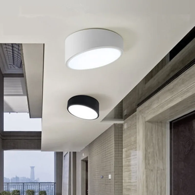 Современный потолочный светильник светодиодный Диаметр 25 см железная