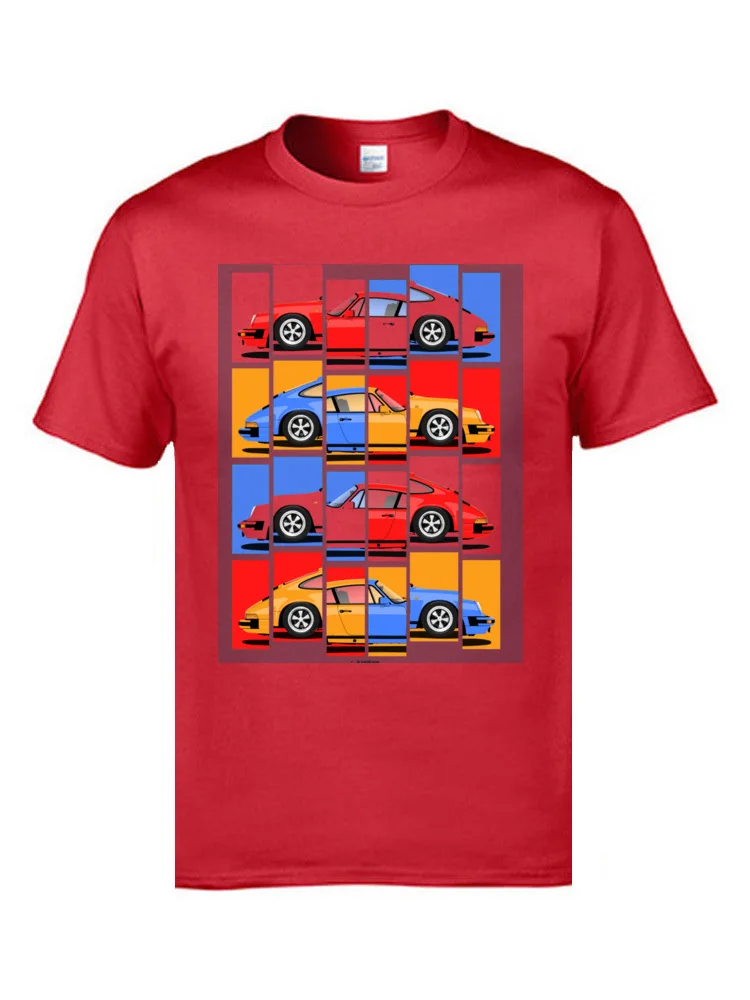 Japanese JDM T-Shirts Car Styling Cool Men's T Shirt Plus Size Europe Tshirts Top Quality Brand Clothing Shirts Cotton Tee-Shirt - Цвет: Красный