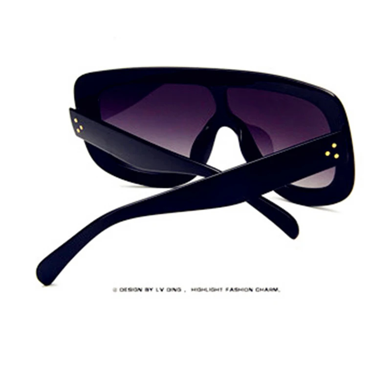 Занавес Роскошные негабаритные квадратные женские очки от солнца UV400 okulary
