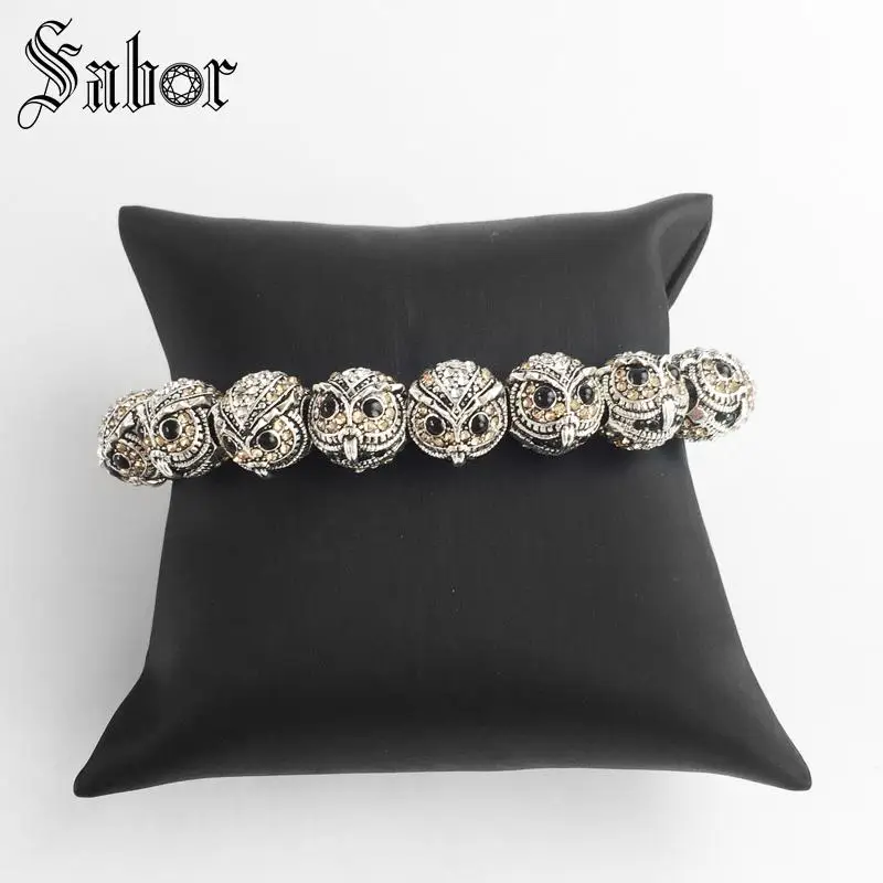 Аксессуары браслет с совами новинка 2020 серебряный цвет модные ювелирные изделия