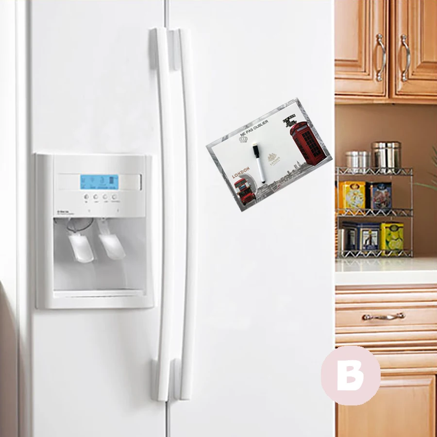 В городе Нью Йорк Париж London со стирающейся от маркера Гибкая магнитная доска