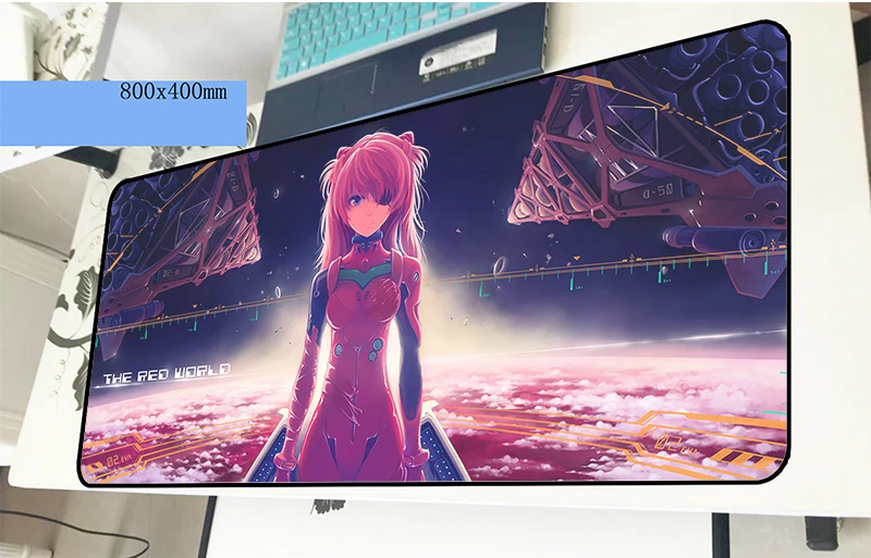Evangelion Коврик для мыши 800x400x3 мм подарок для мальчика игровой коврик для мыши геймер Коврик для запястья компьютерный стол padmouse клавиатура большие игровые коврики