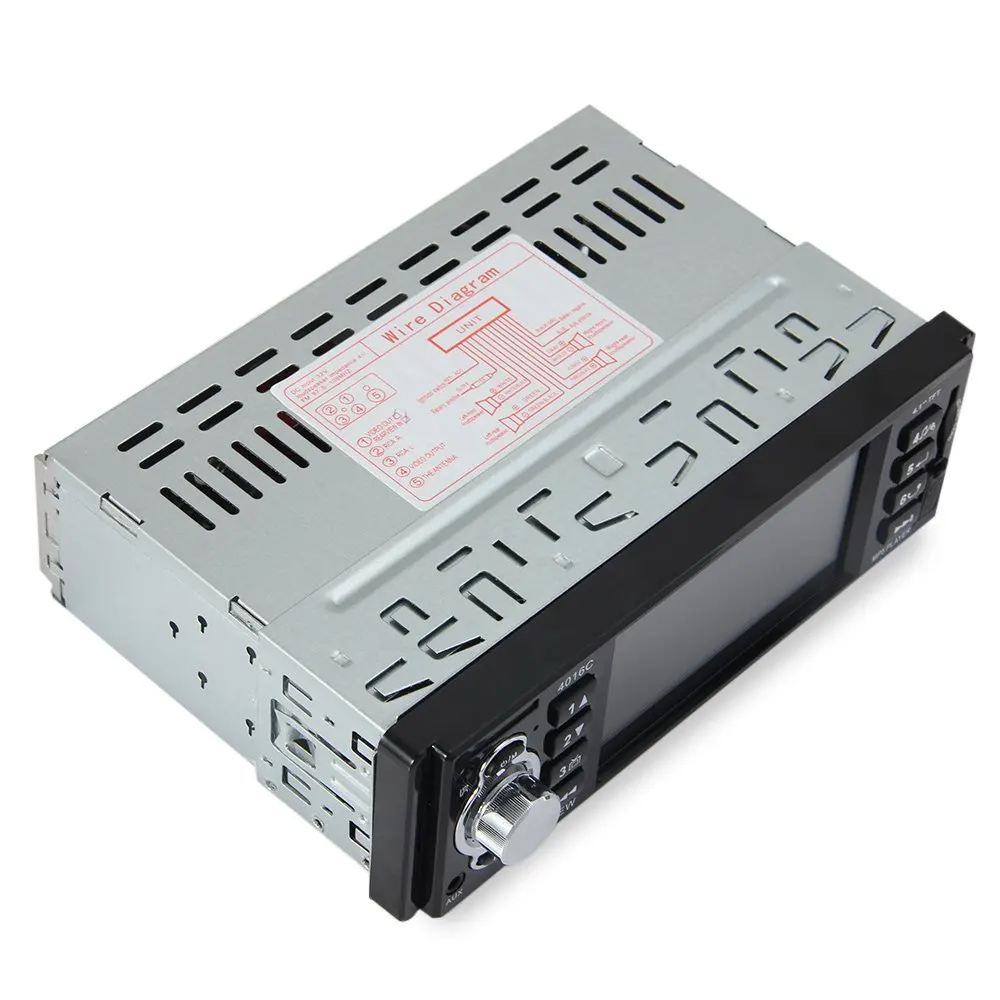MP5 плеер автомобильный с ЖК дисплеем 4 1 дюйма FM USB SD AUX поддержка камеры заднего