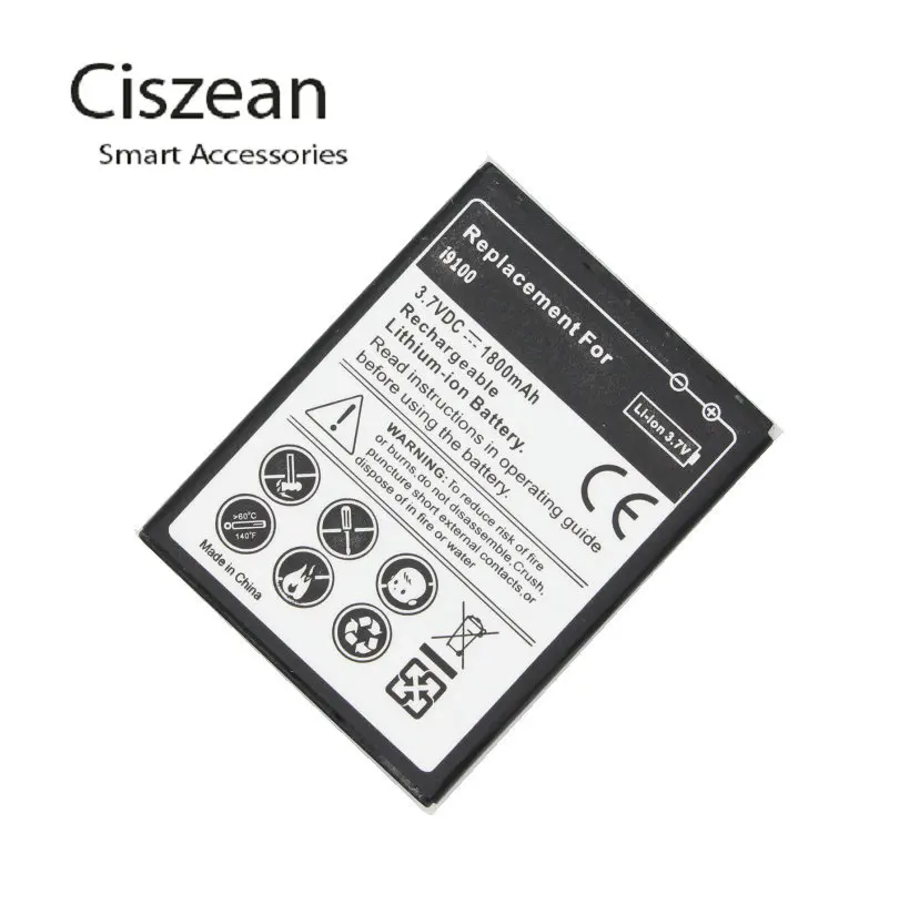 1x1800 mAh EB F1A2GBU запасная батарея для Samsung Galaxy S2 II I9100 9100 i9100g i9103 i9105 i9050 I9108 i9188