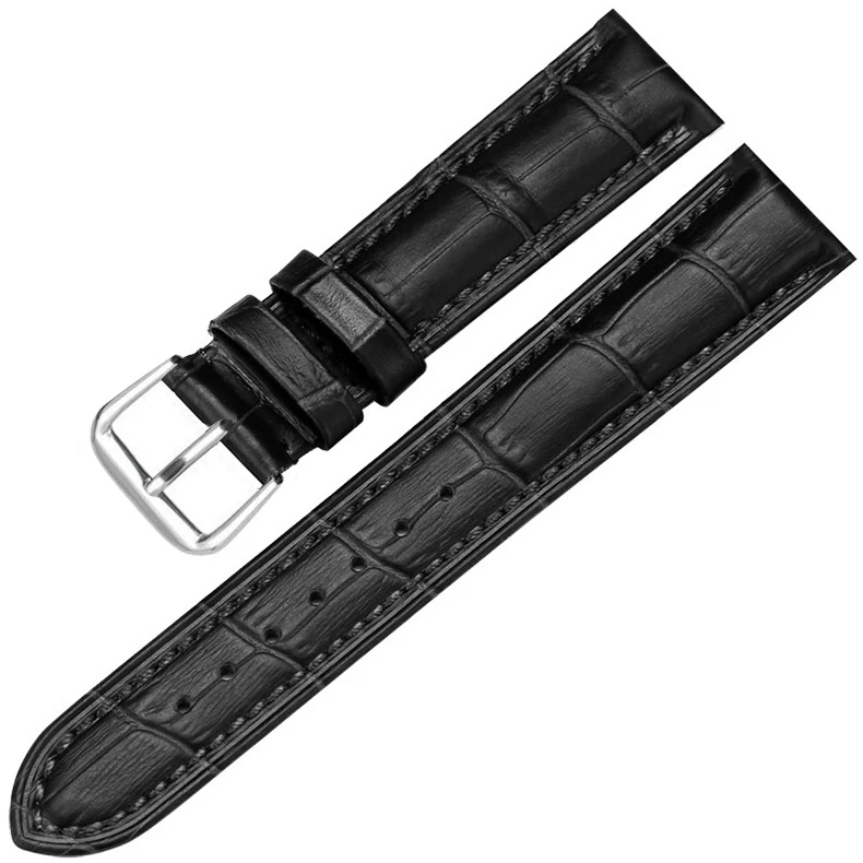 Ремешок кварцевый для часов Omega Mido Seiko аксессуары из воловьей кожи наручных 14 16 18 19