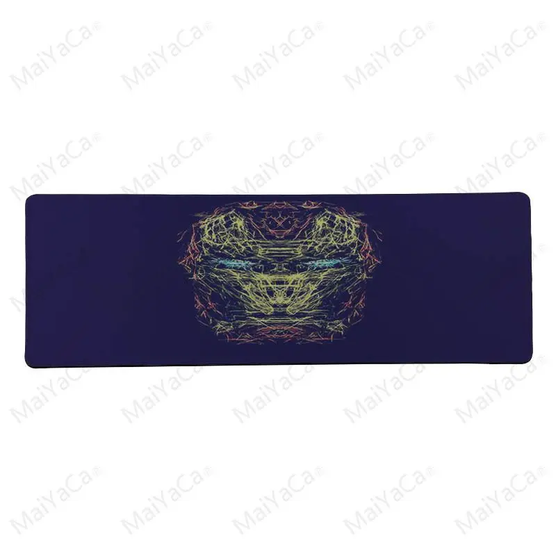 LockEdge 30x90cm MaiYaCa Новые поступления Железный человек 3 Ретро иллюстрация большой коврик для мыши PC компьютерный коврик Размер для 18*22 20*25 25*29 30*90 и 40*90 см - Цвет: LockEdge 30x90cm
