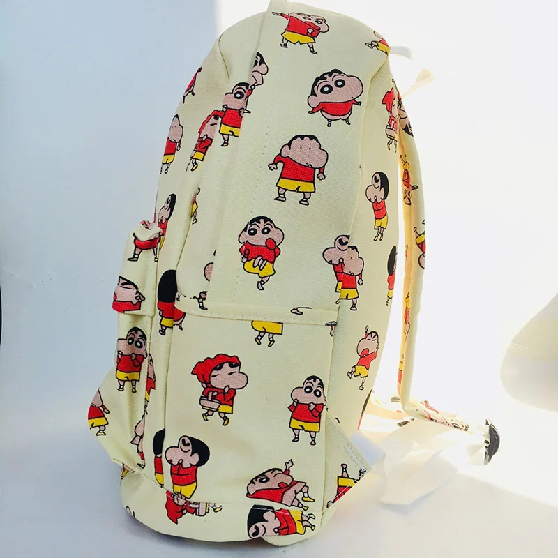 IVYYE Crayon Shin-chan, парусиновые рюкзаки, рюкзаки, мультяшный Школьный рюкзак, повседневные студенческие сумки, дорожный ранец, унисекс, Новинка