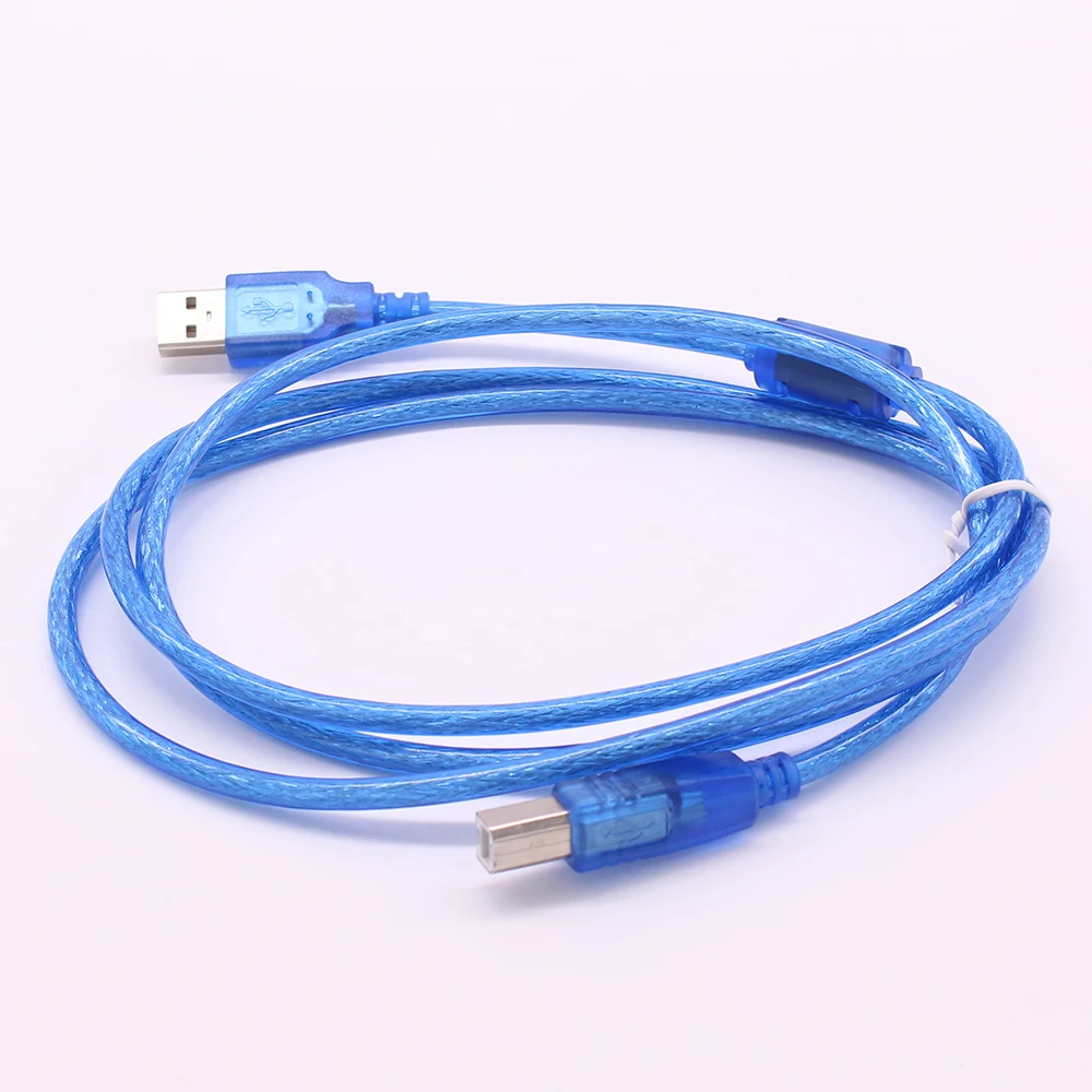 Удлинительный кабель для принтера 10 шт./лот тип А штекер в USB 2 0 прозрачный