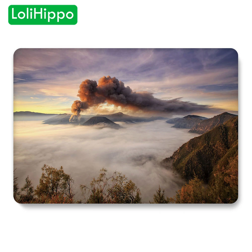 LoliHippo серия природы защитный футляр для ноутбука нового Apple Macbook Air Pro 11 12 13 15 дюймов