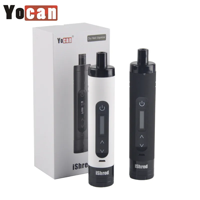 Оригинальный Yocan iShred сухой травы испаритель трава стартовый комплект Cerumic 2600 мАч