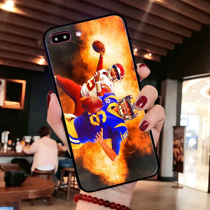 Yinuoda клуб Лос Анджелес Рэмс чехол для телефона NFL Джаред Гофф iPhone по номерам DIY
