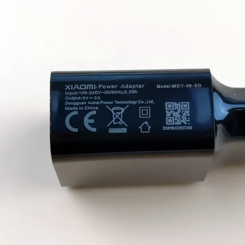 Оригинальное зарядное устройство Xiaomi 5 В/2 а с европейской вилкой адаптивный USB 10
