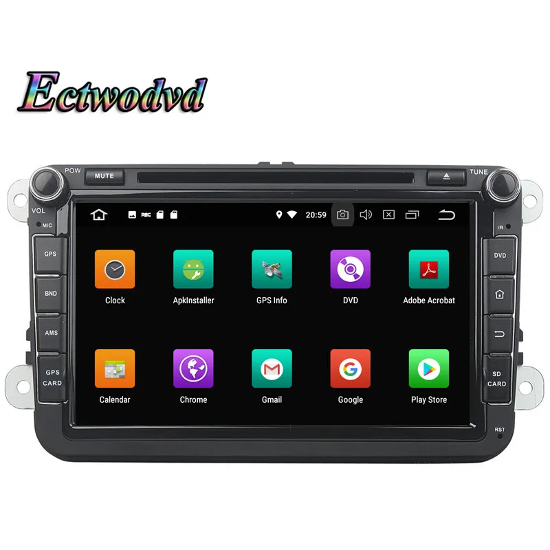 Ectwodvd Восьмиядерный 4G ram 64G rom Android 9 0 Автомобильный мультимедийный dvd плеер