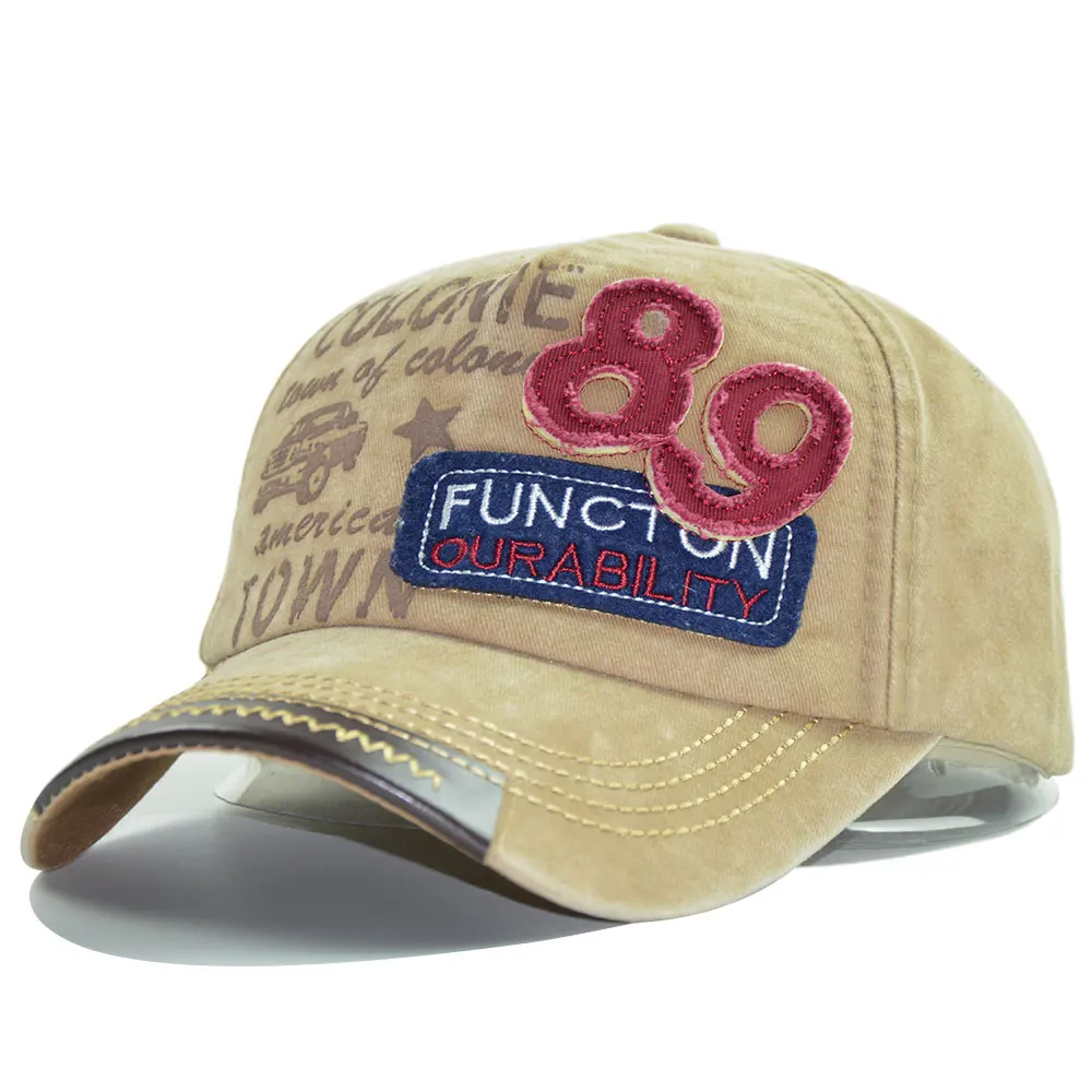 Мужская бейсбольная Кепка Snabacks летняя винтажная помытая хлопковая Повседневная