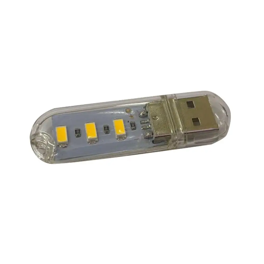 Ультра мини 3 светодиодный s USB 5V ночник настольная лампа для чтения книг кемпинга