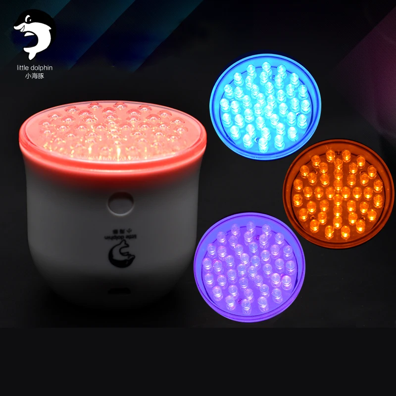 4 цвета Photon LED омоложение кожи красный синий желтый светильник уход за кожей