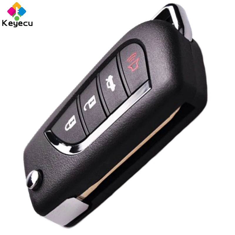 Запасной ключ KEYECU обновленный пульт дистанционного управления-3 + 1/4 кнопки и чип