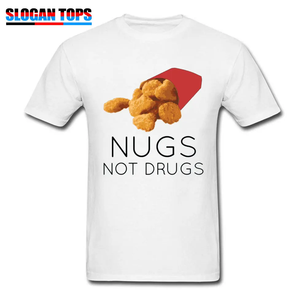 Мужская футболка Nugs Not Drugs с принтом из попкорна и курицы летние топы в стиле хип