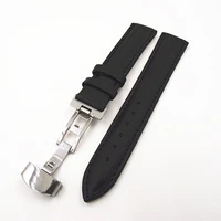 wholesale 10pcs lots high quality 18mm 20mm 22mm genuine leather watch band watch strap black color 80401