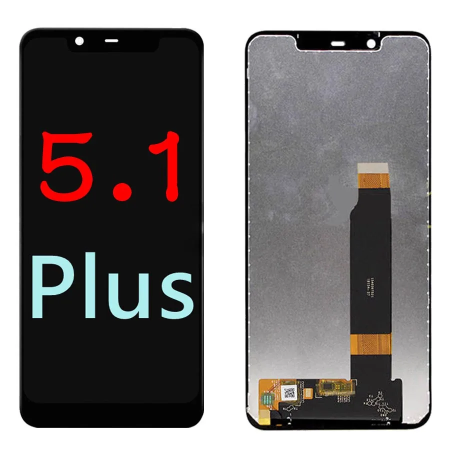 For Nokia 5.1 Plus Для Nokia 5,1 ЖК-дисплей сенсорный экран для Nokia 5,1 Plus ЖК 5X5 Замена экрана TA 1024 1027 1044 1053 1008 1030 1109 - Цвет: For Nokia 5.1 Plus